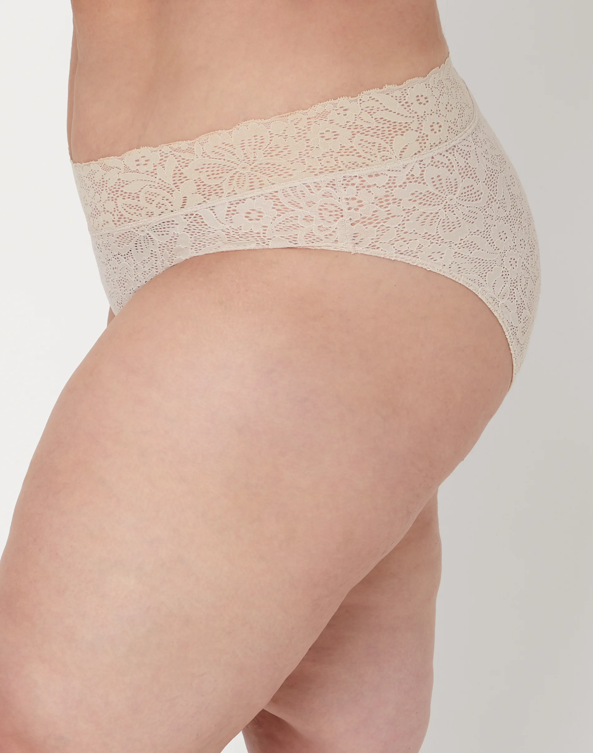 Maidenform Perfect Fit Stretch Lace High Leg Underwear, 3-Pack #DM3SLB 6 Maidenform Perfect Fit Stretch Lace High Leg Underwear, 3-Pack #DM3SLB