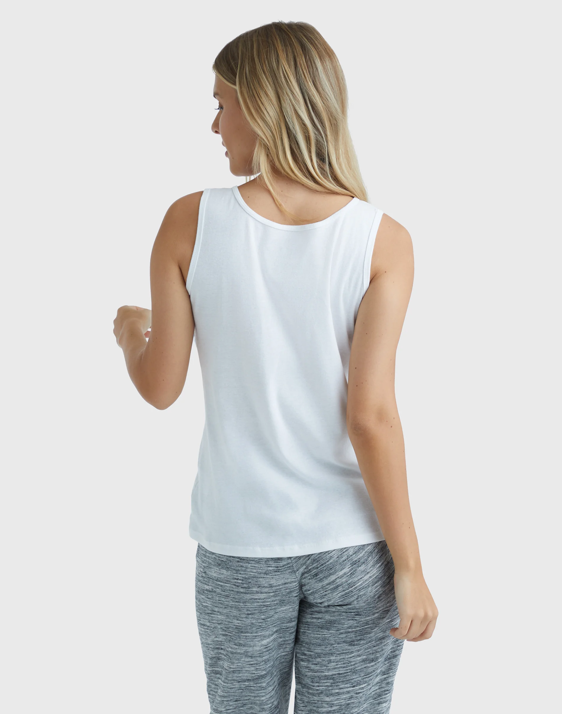 Hanes Women's Mini-Ribbed Cotton Tank #O9341 13 Hanes Women's Mini-Ribbed Cotton Tank #O9341