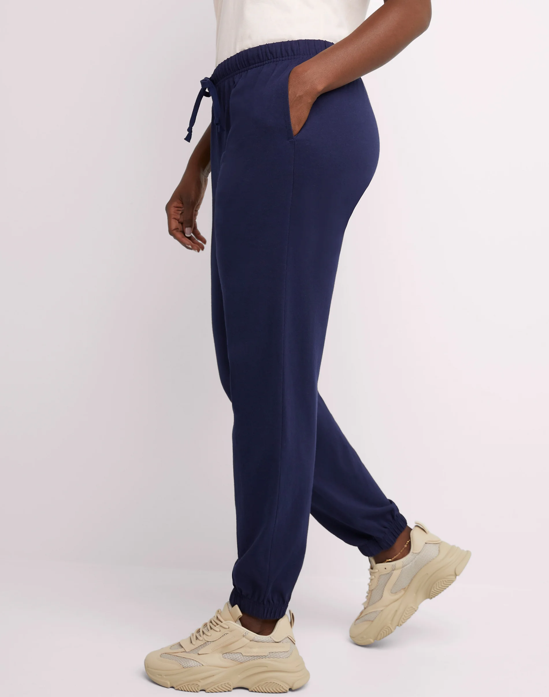 Hanes Essentials Women's Cotton Jersey Joggers, 29" #ES101