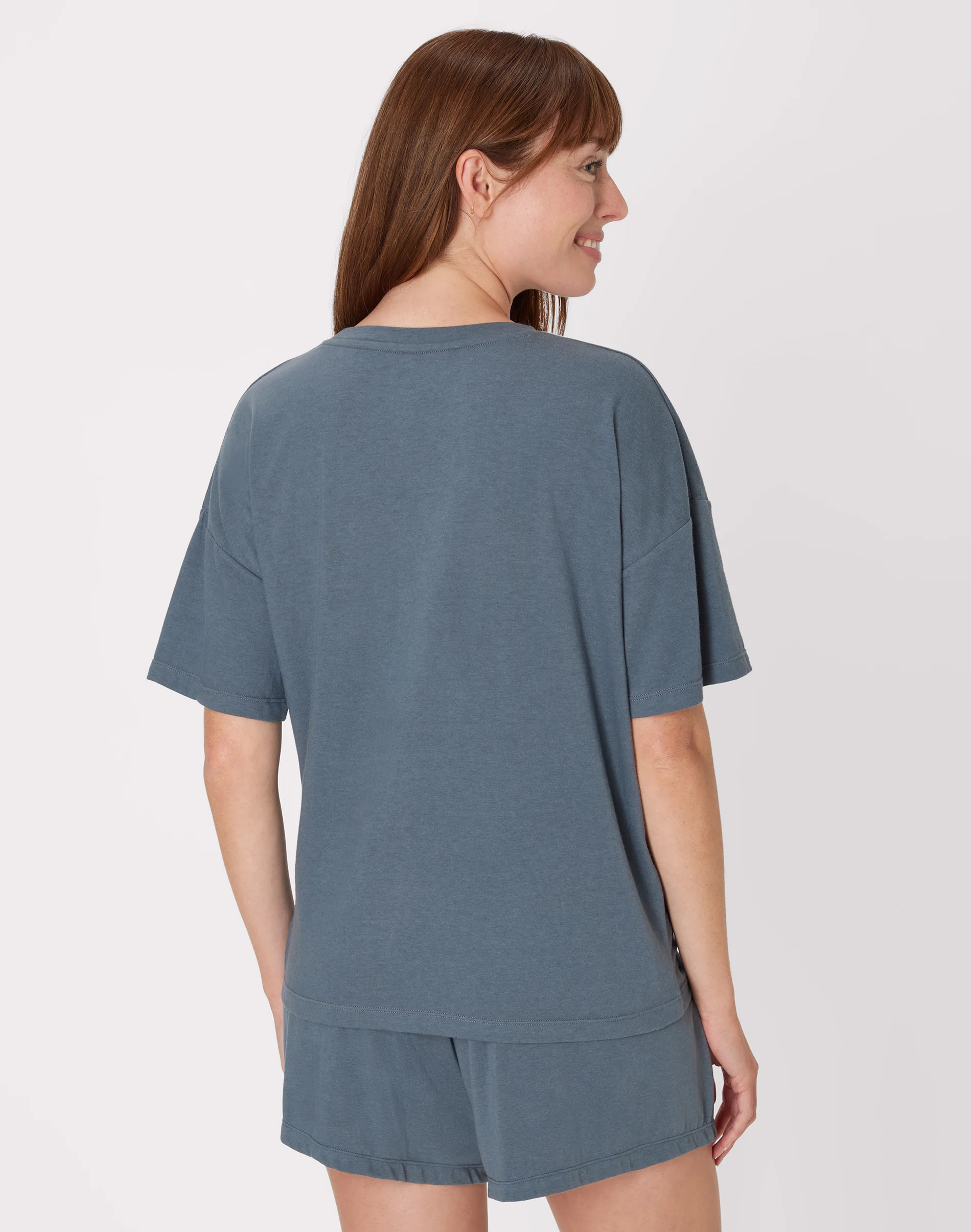 Hanes Originals Women's SuperSoft Comfywear Boxy T-Shirt #HLT205 4 Hanes Originals Women's SuperSoft Comfywear Boxy T-Shirt #HLT205