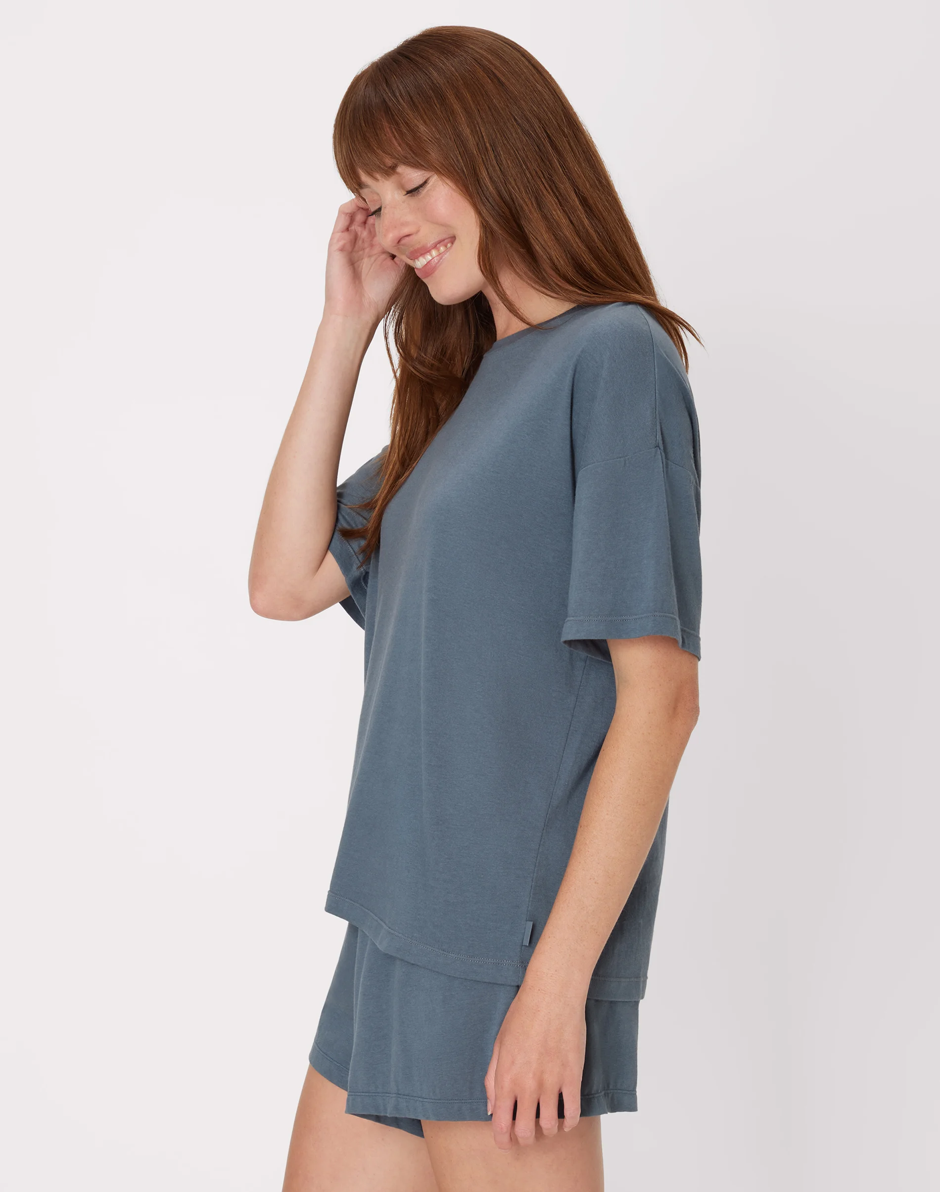 Hanes Originals Women's SuperSoft Comfywear Boxy T-Shirt #HLT205 7 Hanes Originals Women's SuperSoft Comfywear Boxy T-Shirt #HLT205