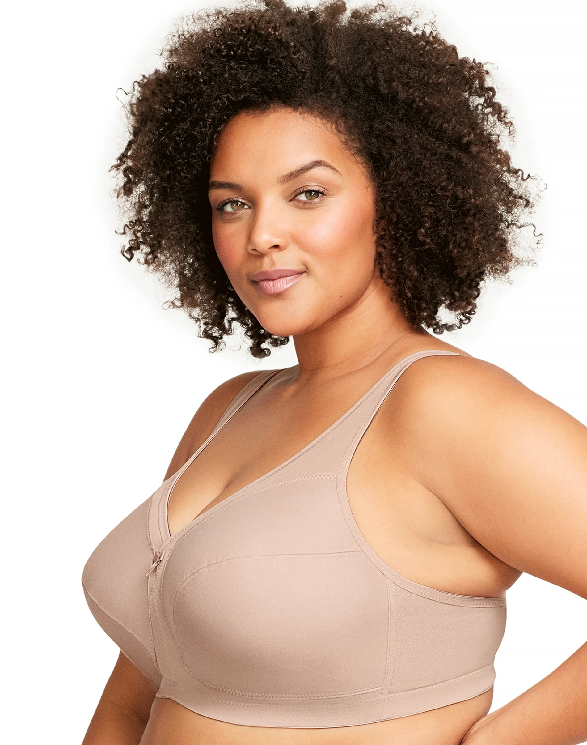 Glamorise Full Figure Plus Size MagicLift Active Wirefree Support Bra #16106