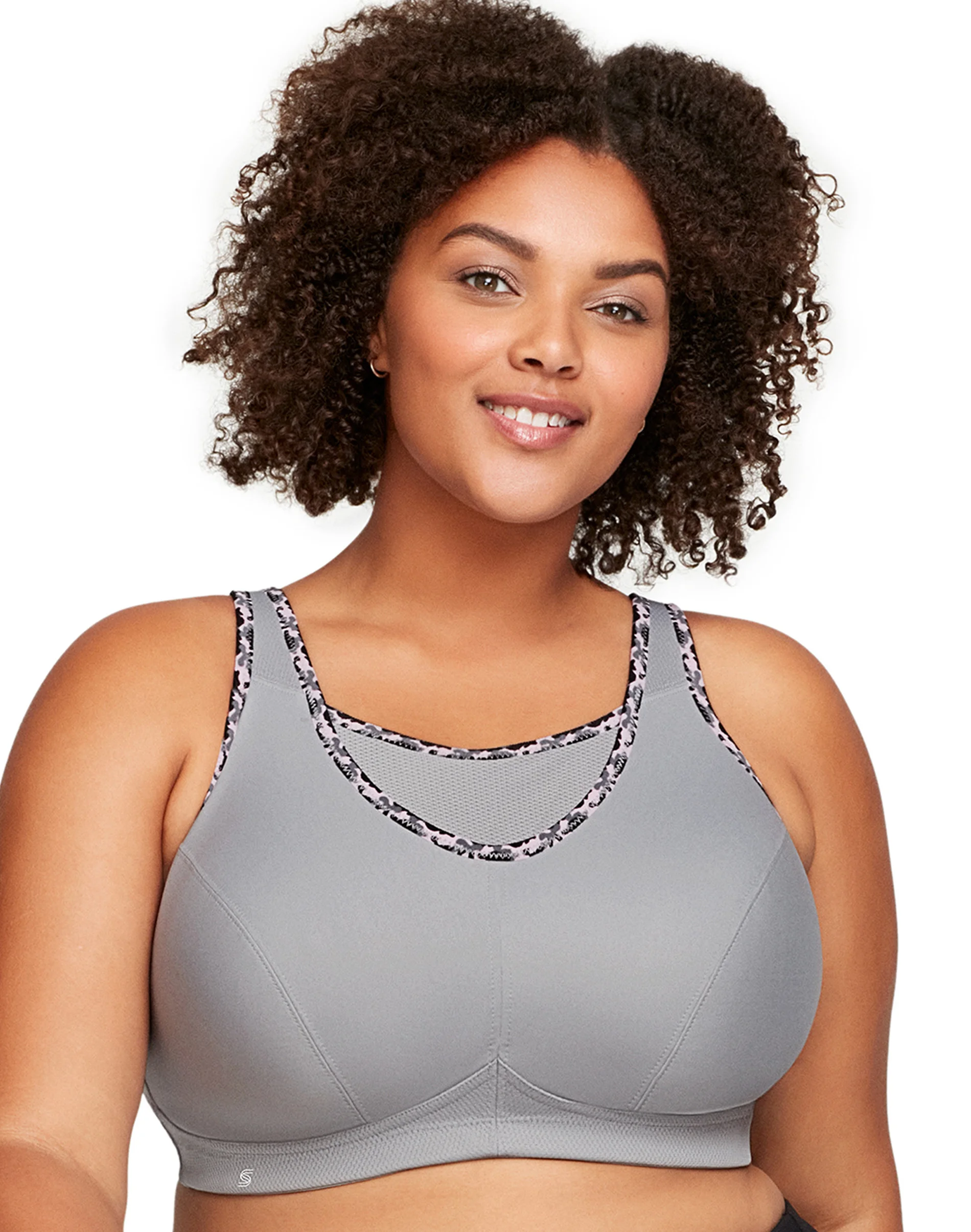 Glamorise Full Figure Plus Size No-Bounce Camisole Wirefree Sports Bra #21811
