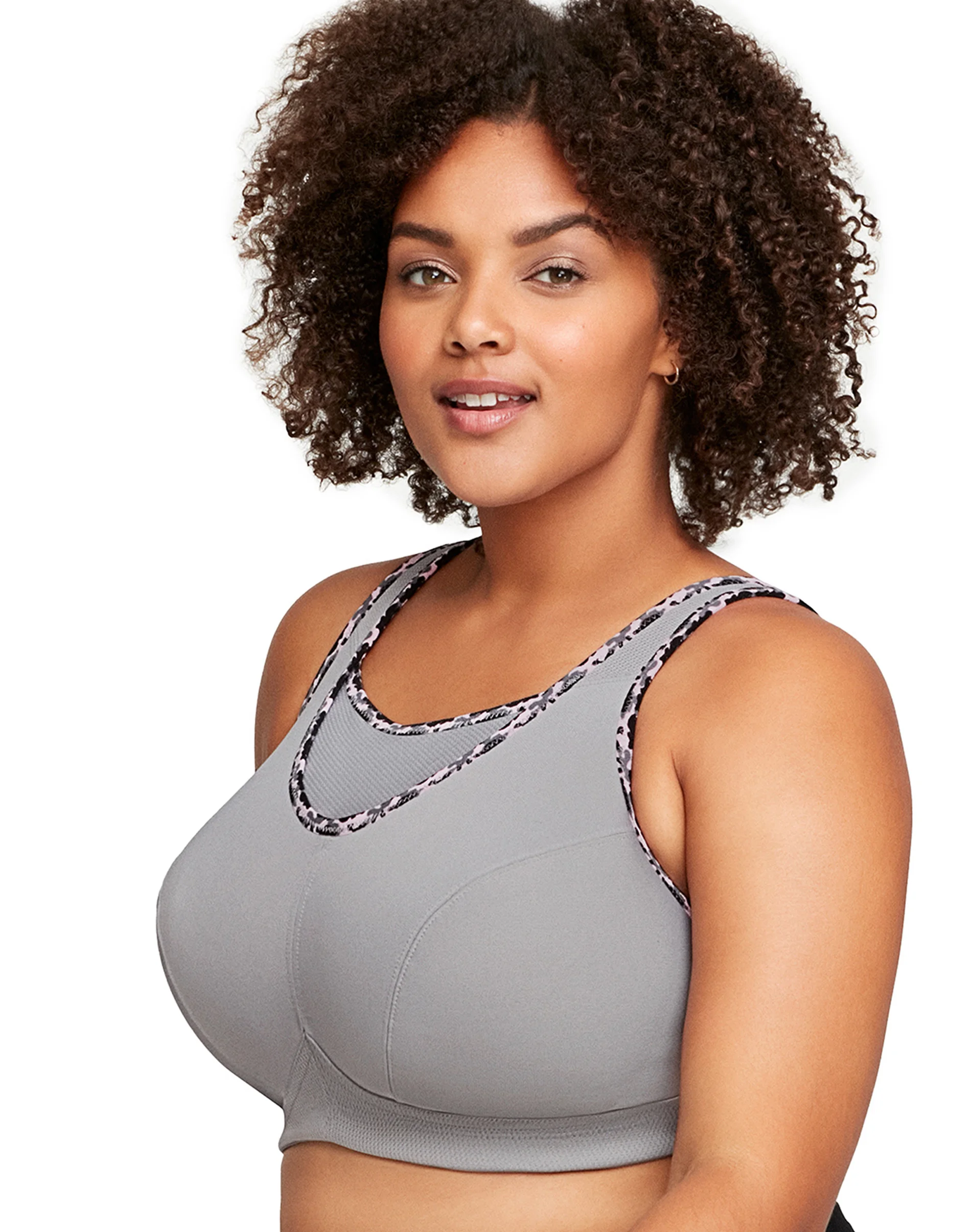Glamorise Full Figure Plus Size No-Bounce Camisole Wirefree Sports Bra #21811 8 Glamorise Full Figure Plus Size No-Bounce Camisole Wirefree Sports Bra #21811
