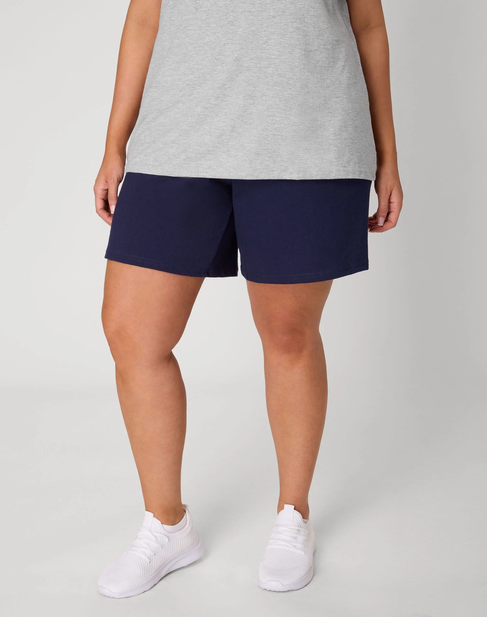 Hanes Just My Size Women's Cotton Jersey Pull-On Shorts, 7" (Plus Size) #OJ206