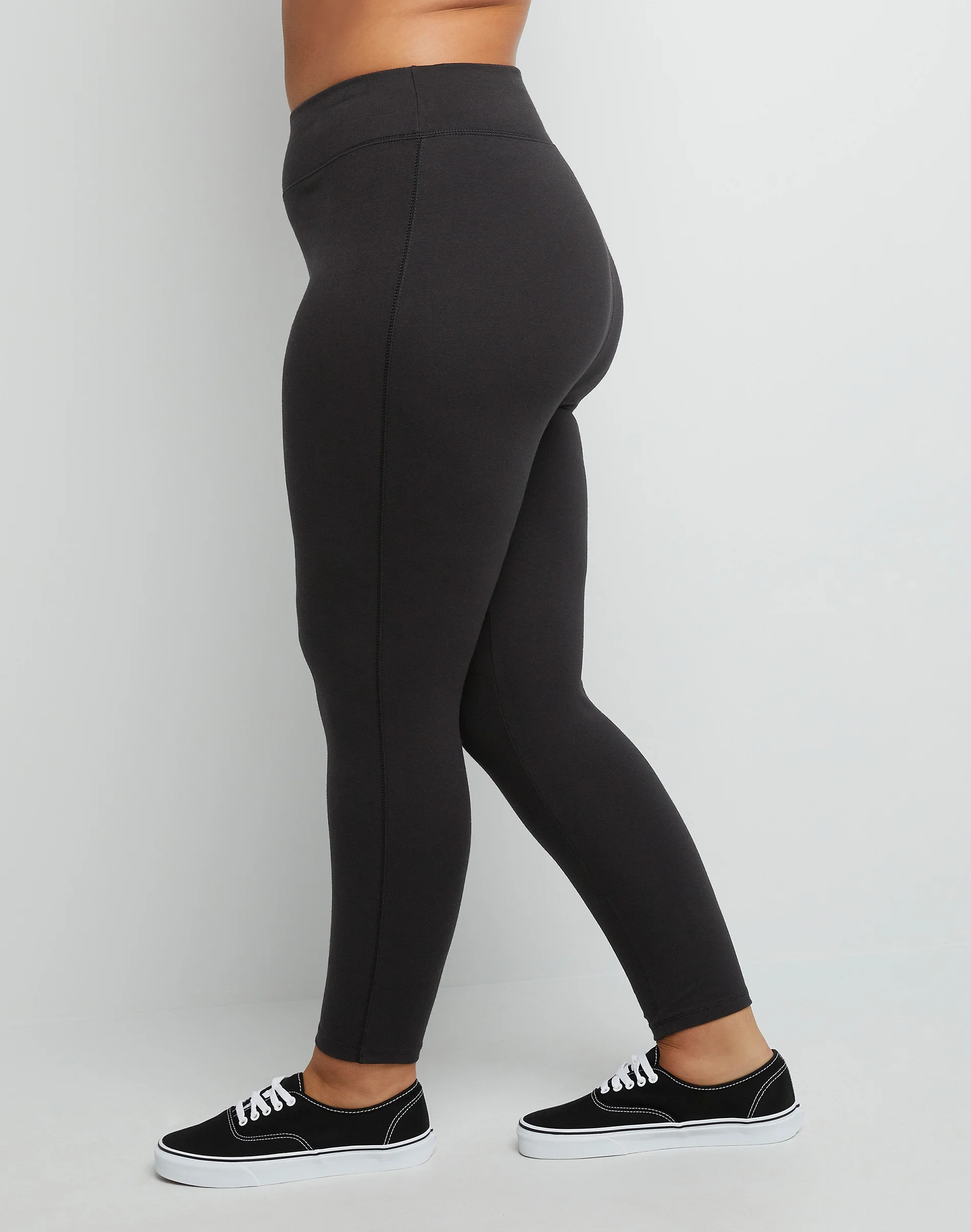 Hanes Just My Size Women's Stretch Jersey Leggings, 25.5" (Plus Size) #OJ255 3 Hanes Just My Size Women's Stretch Jersey Leggings, 25.5" (Plus Size) #OJ255