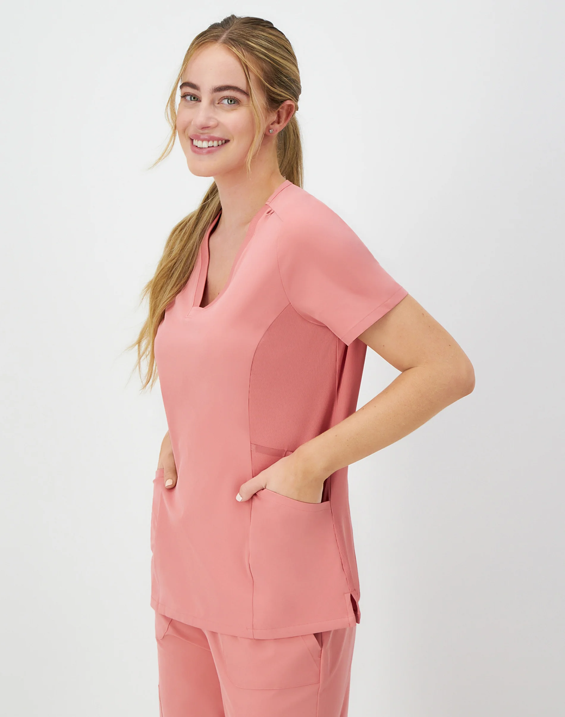 Hanes Comfort Fit Scrubs Women's Scrub Top #HSB100