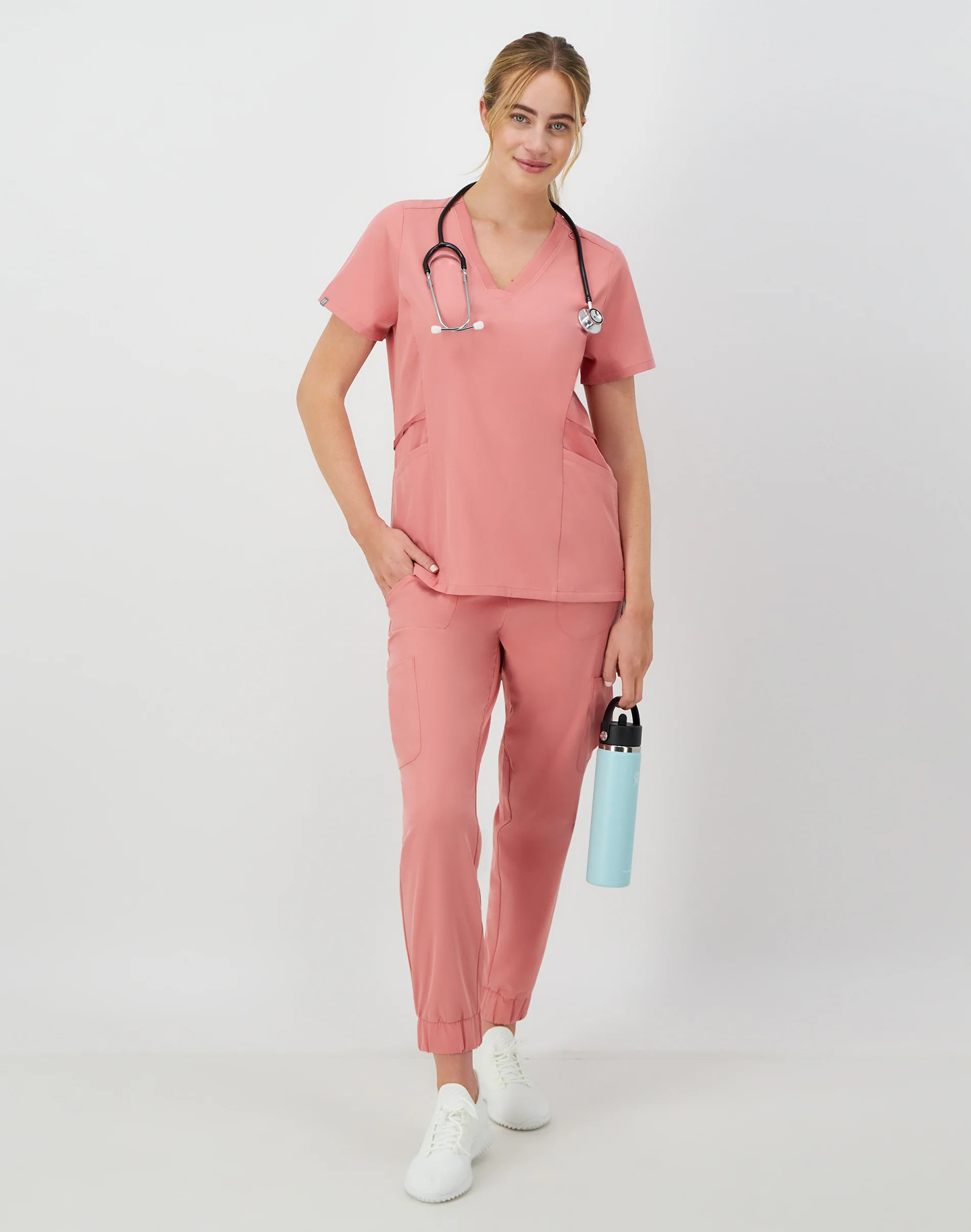 Hanes Comfort Fit Scrubs Women's Scrub Top #HSB100
