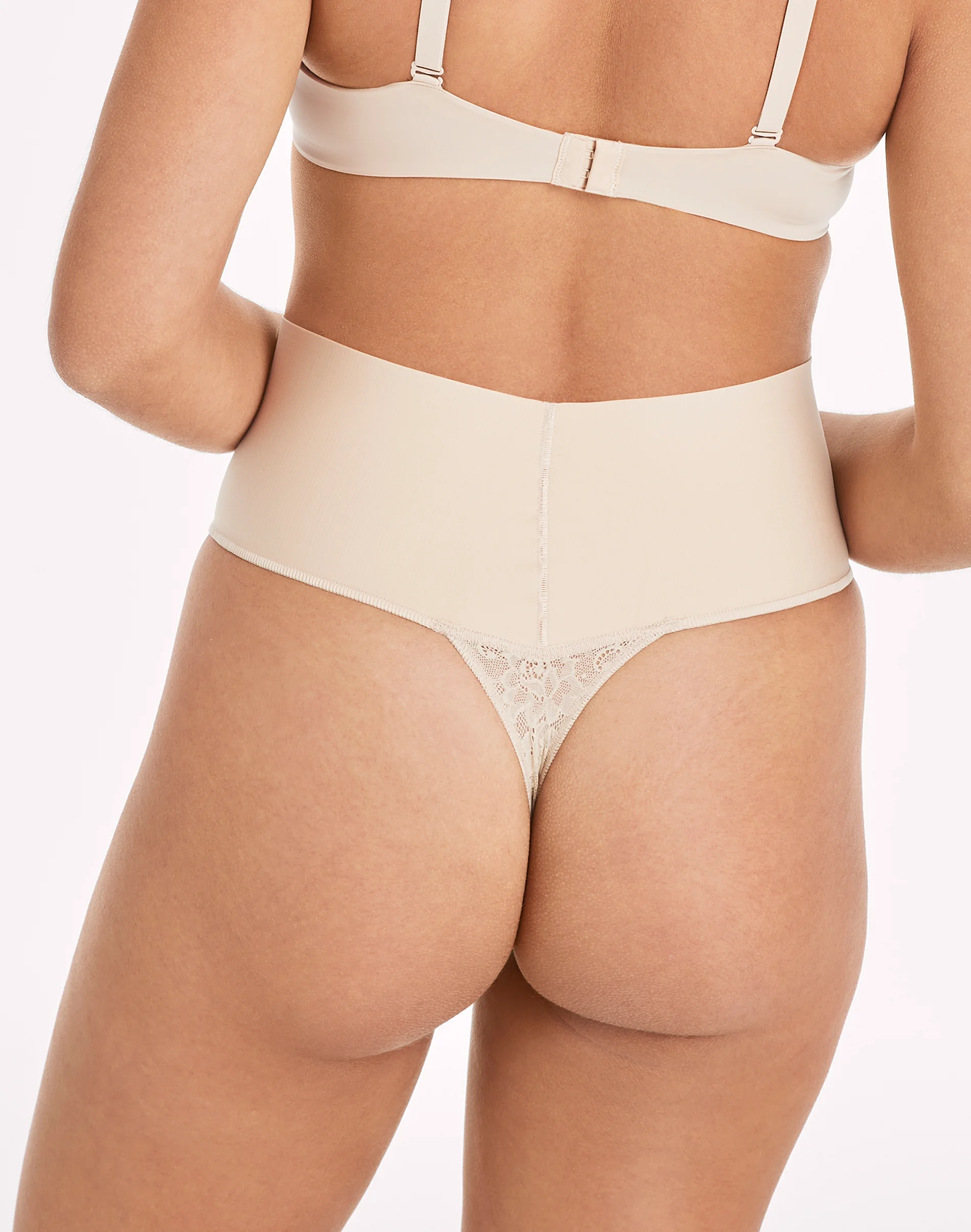 Lace Tummy Control Shapewear Underwear Thong, Breathable, Firm Control #DM0049 4 Lace Tummy Control Shapewear Underwear Thong, Breathable, Firm Control #DM0049