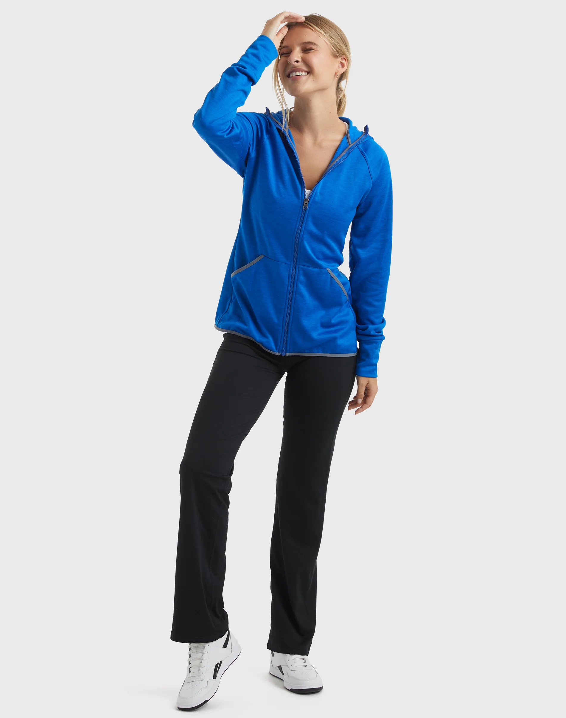 Hanes Sport Women's Full-Zip Fleece Hoodie #O4873