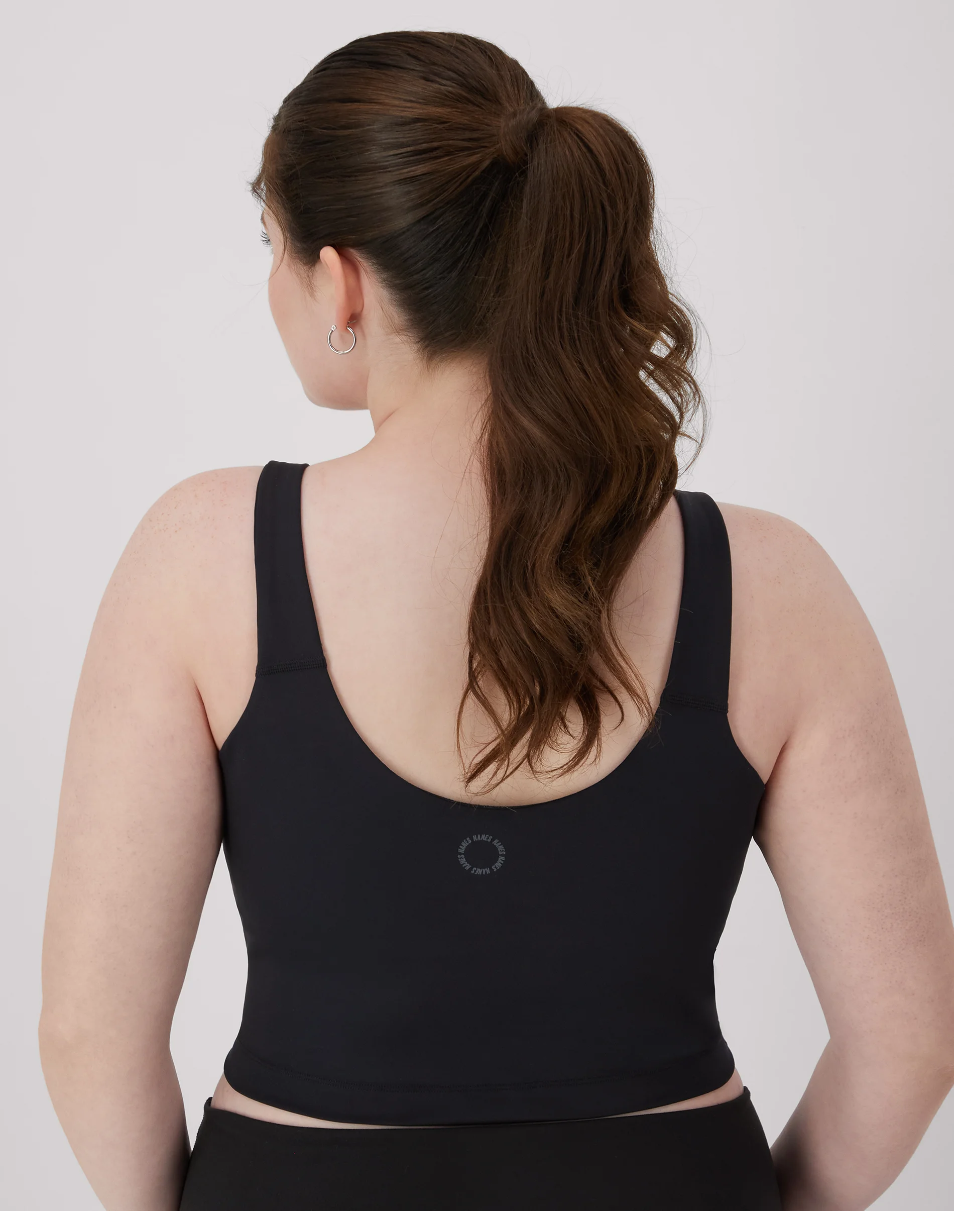 Hanes Moves Women's V-Neck Crop Bralette, Light Support #MHM004