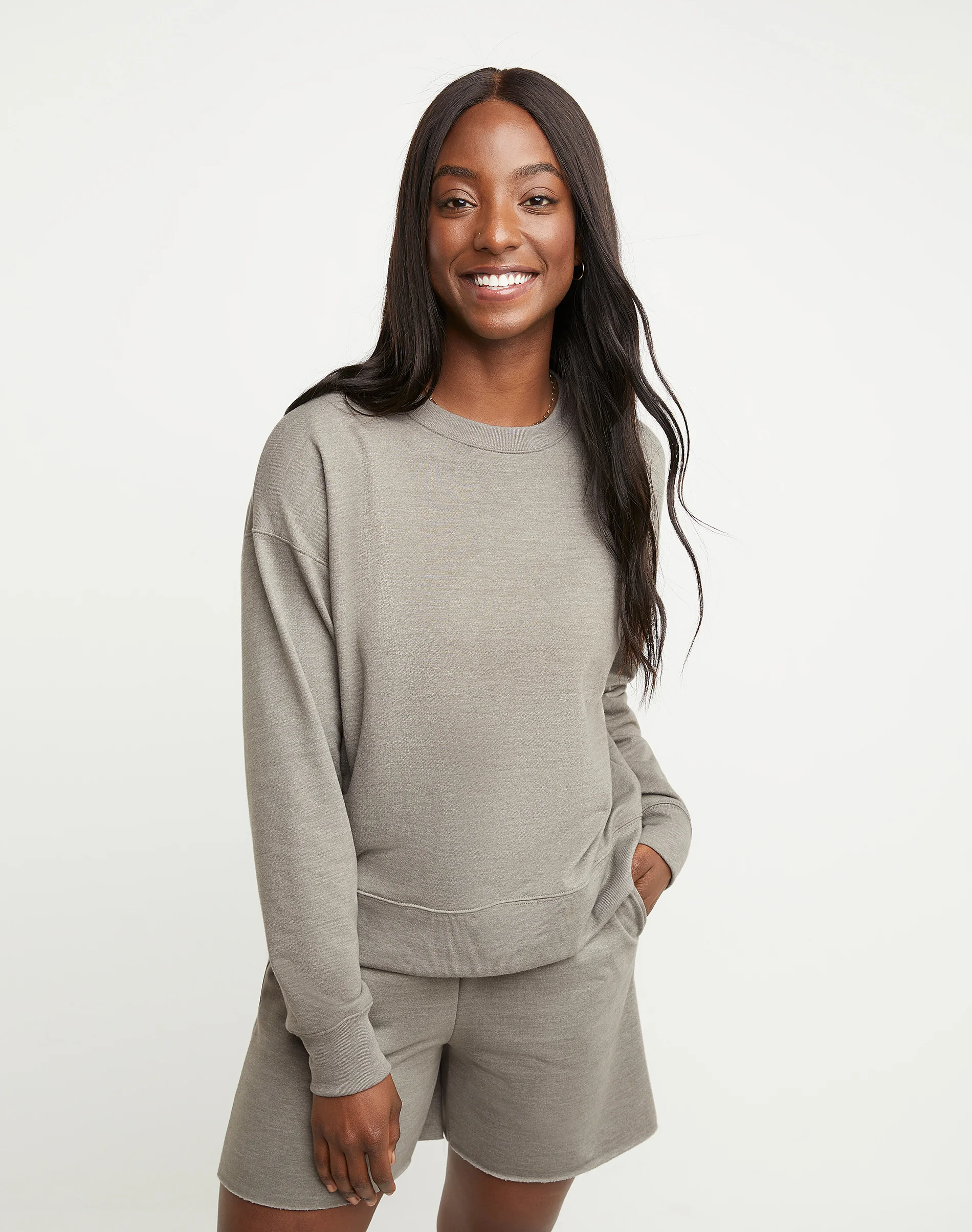 Hanes Originals Women's French Terry Sweatshirt #WFT585