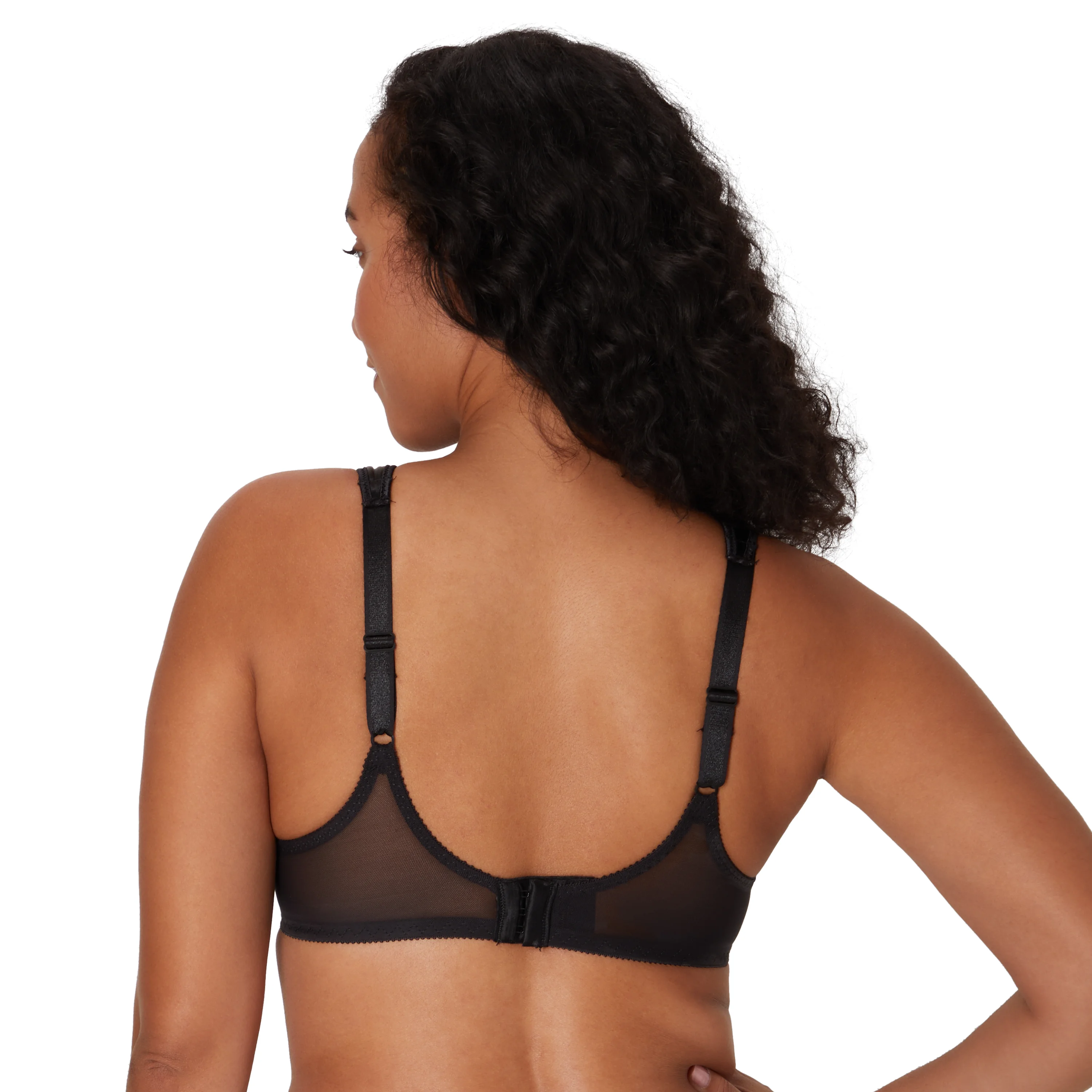 Bali Satin Tracings Underwire Minimizer Bra #DF3562