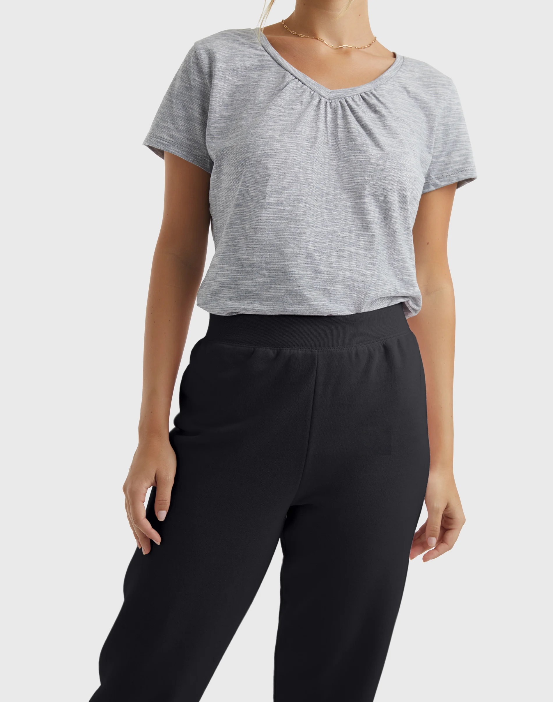 Hanes EcoSmart Women's Fleece Sweatpants with Cinched Cuffs, 30" #O4630 4 Hanes EcoSmart Women's Fleece Sweatpants with Cinched Cuffs, 30" #O4630