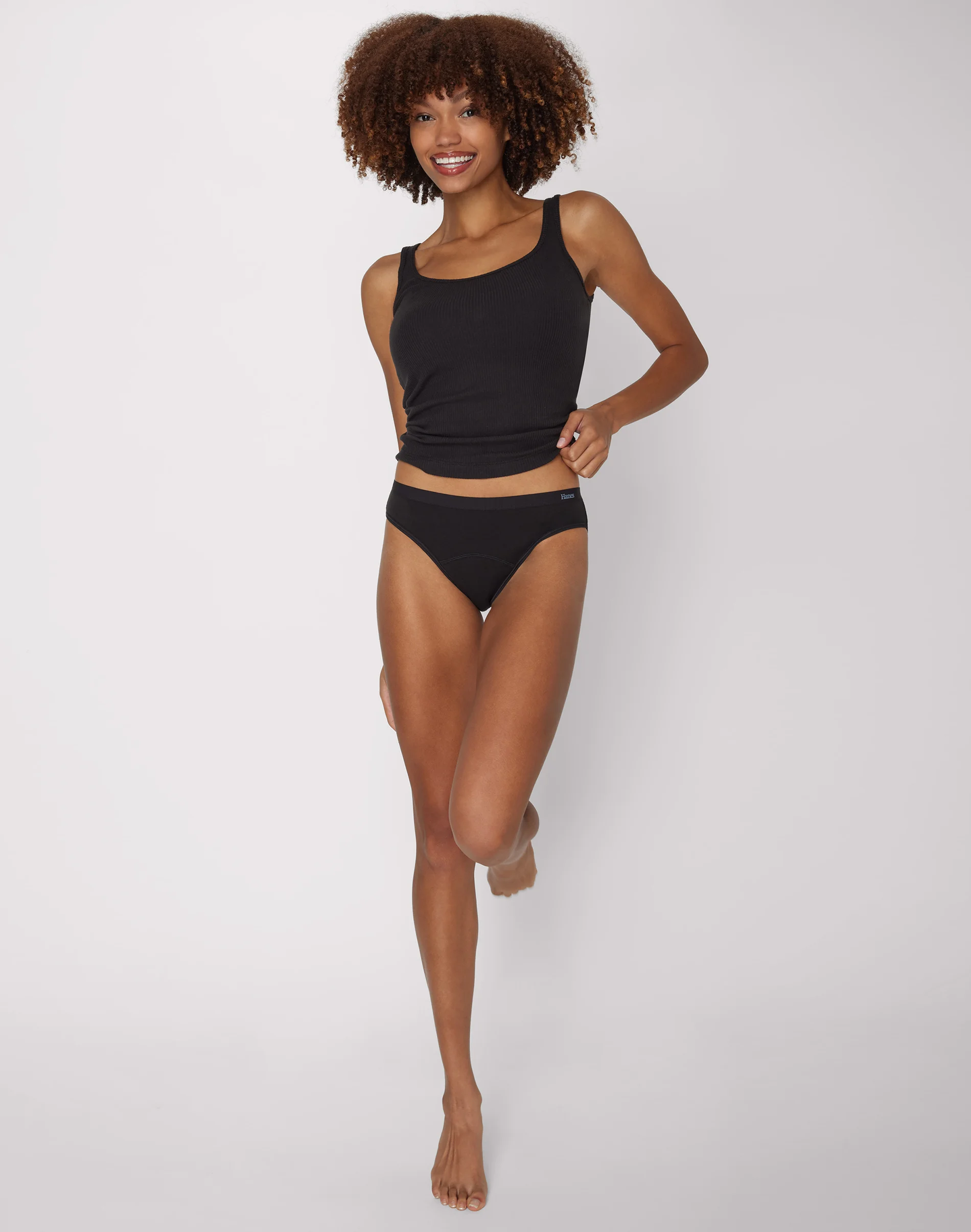 Hanes Comfort, Period. Bikini Period Underwear, Super Leaks, 3-Pack #SP42YA