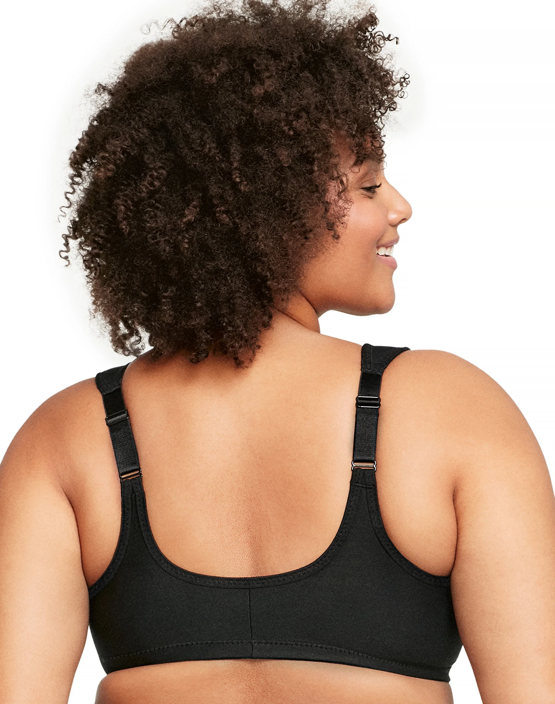 Glamorise Full Figure Plus Size WonderWire Front Close Bra #24357