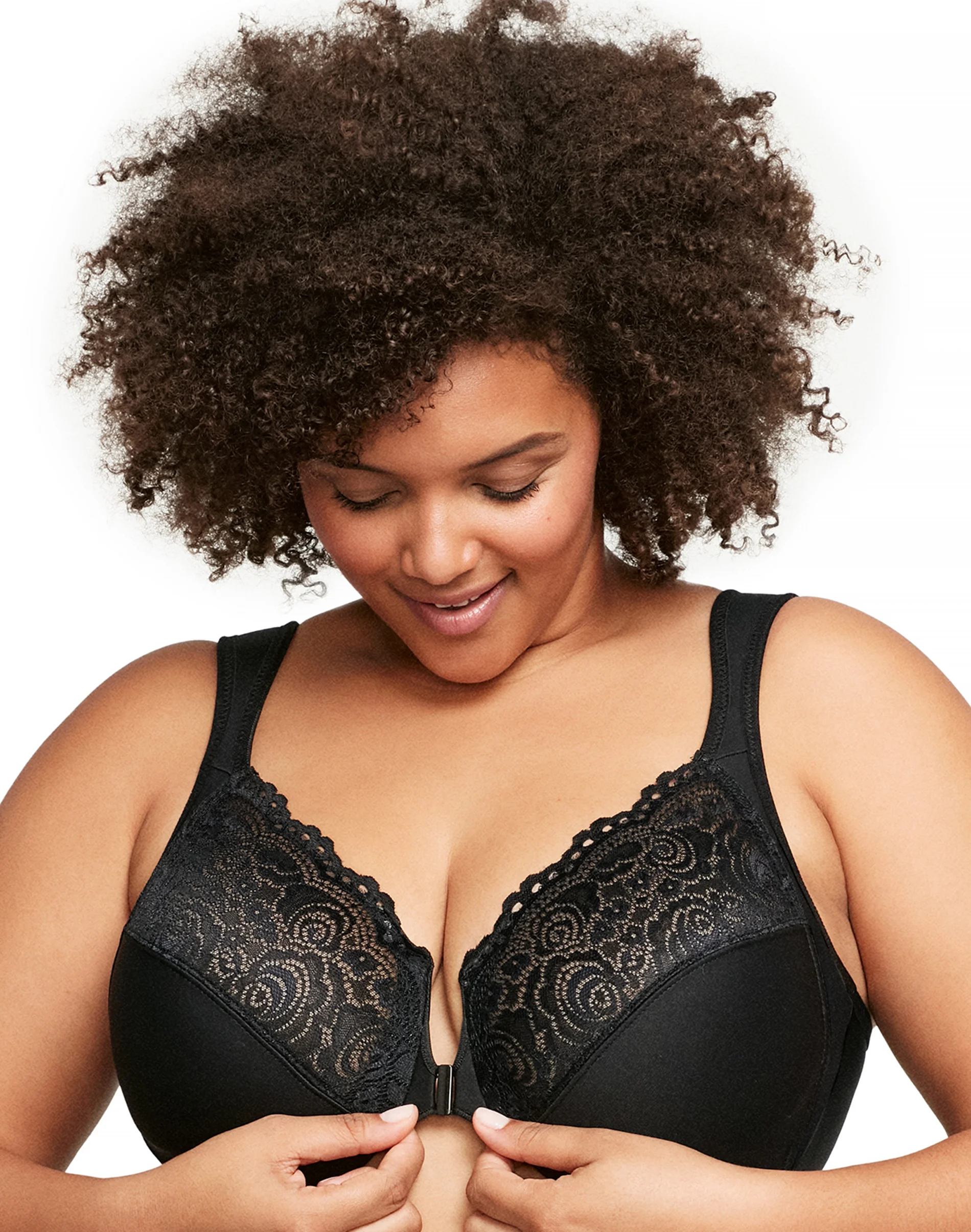 Glamorise Full Figure Plus Size WonderWire Front Close Bra #24357 8 Glamorise Full Figure Plus Size WonderWire Front Close Bra #24357