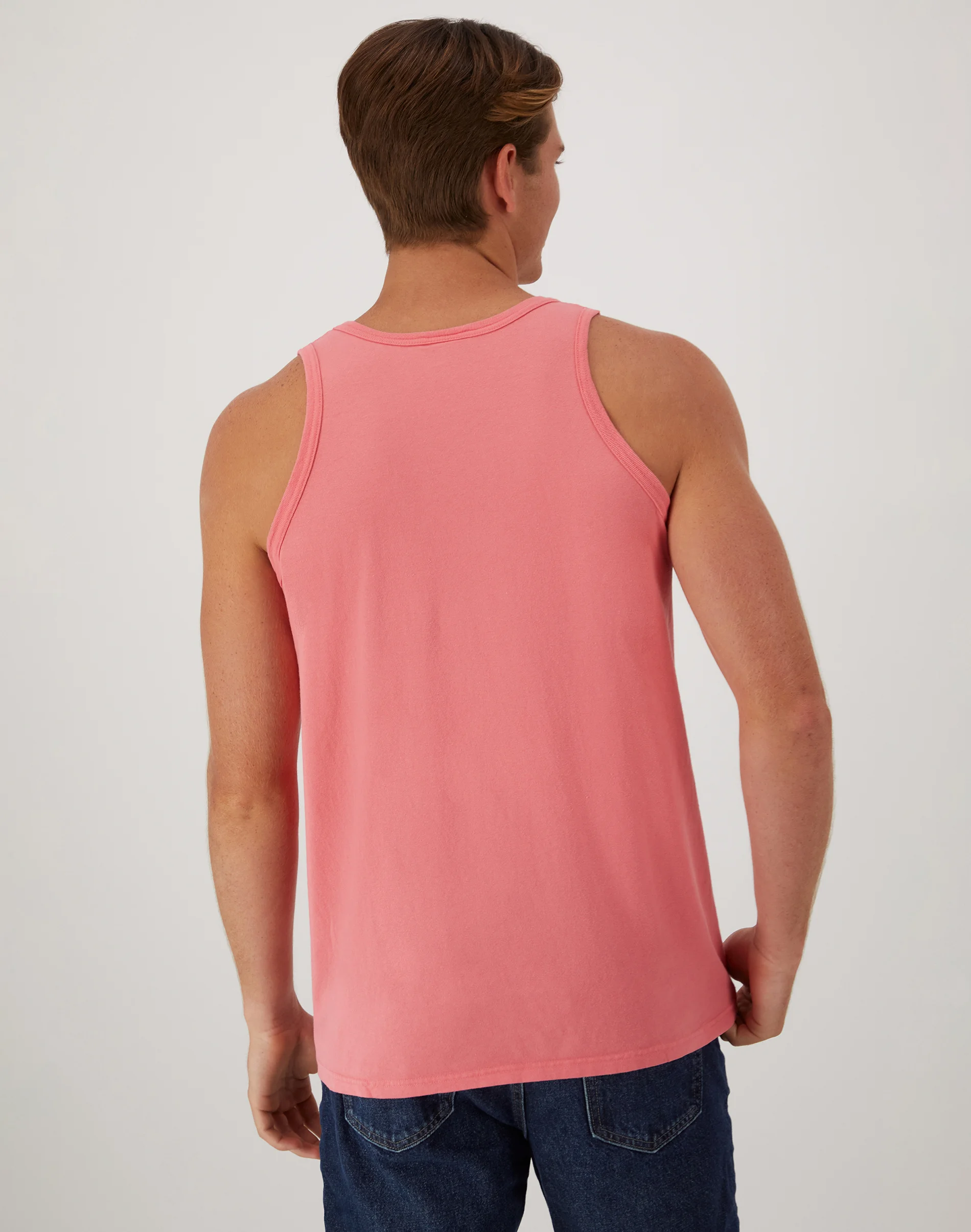 Hanes Unisex Garment Dyed Cotton Tank #GDH300  GRTDYE