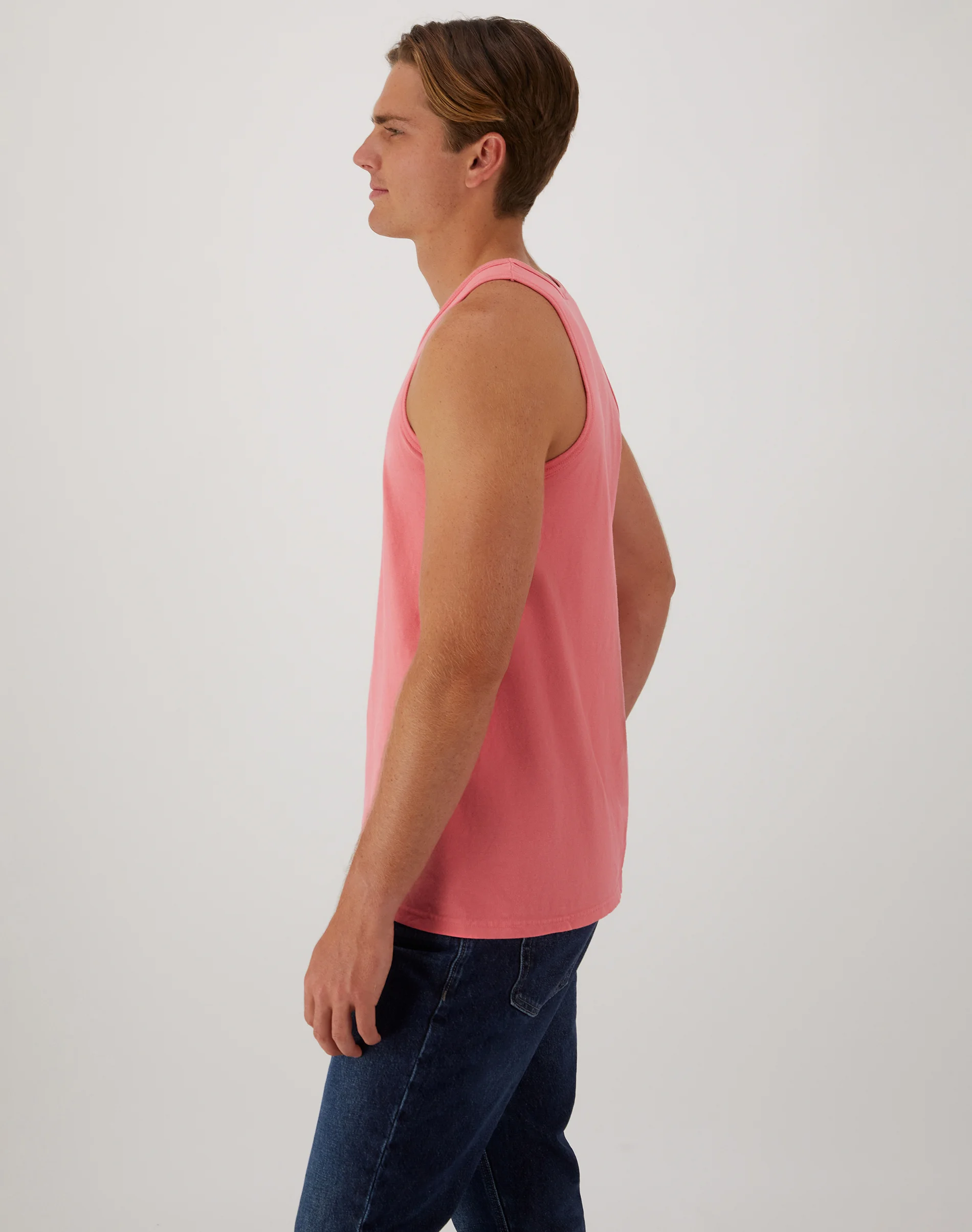 Hanes Unisex Garment Dyed Cotton Tank #GDH300  GRTDYE