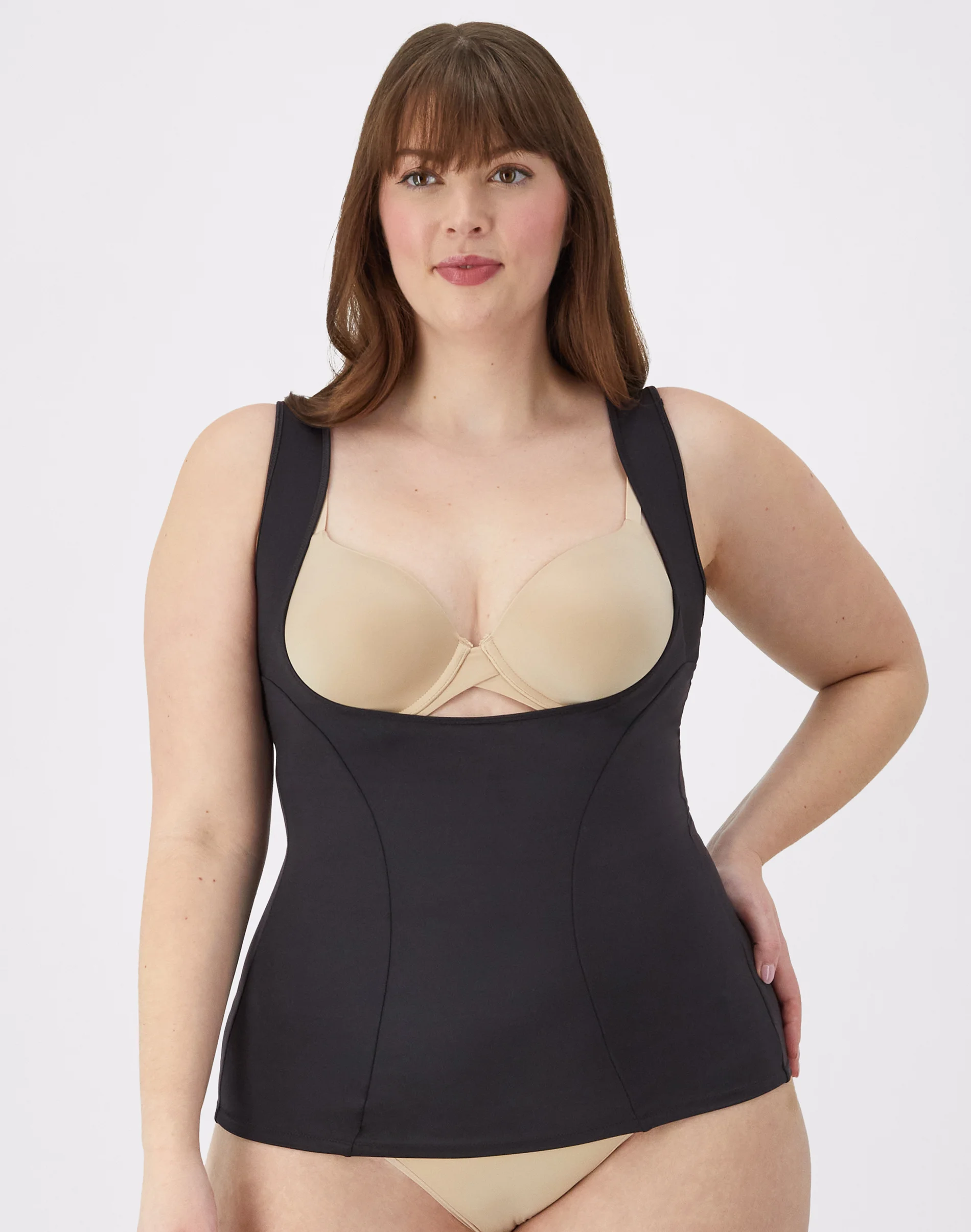 Wear-Your-Own-Bra Shapewear Cami Tank Top #FL1866