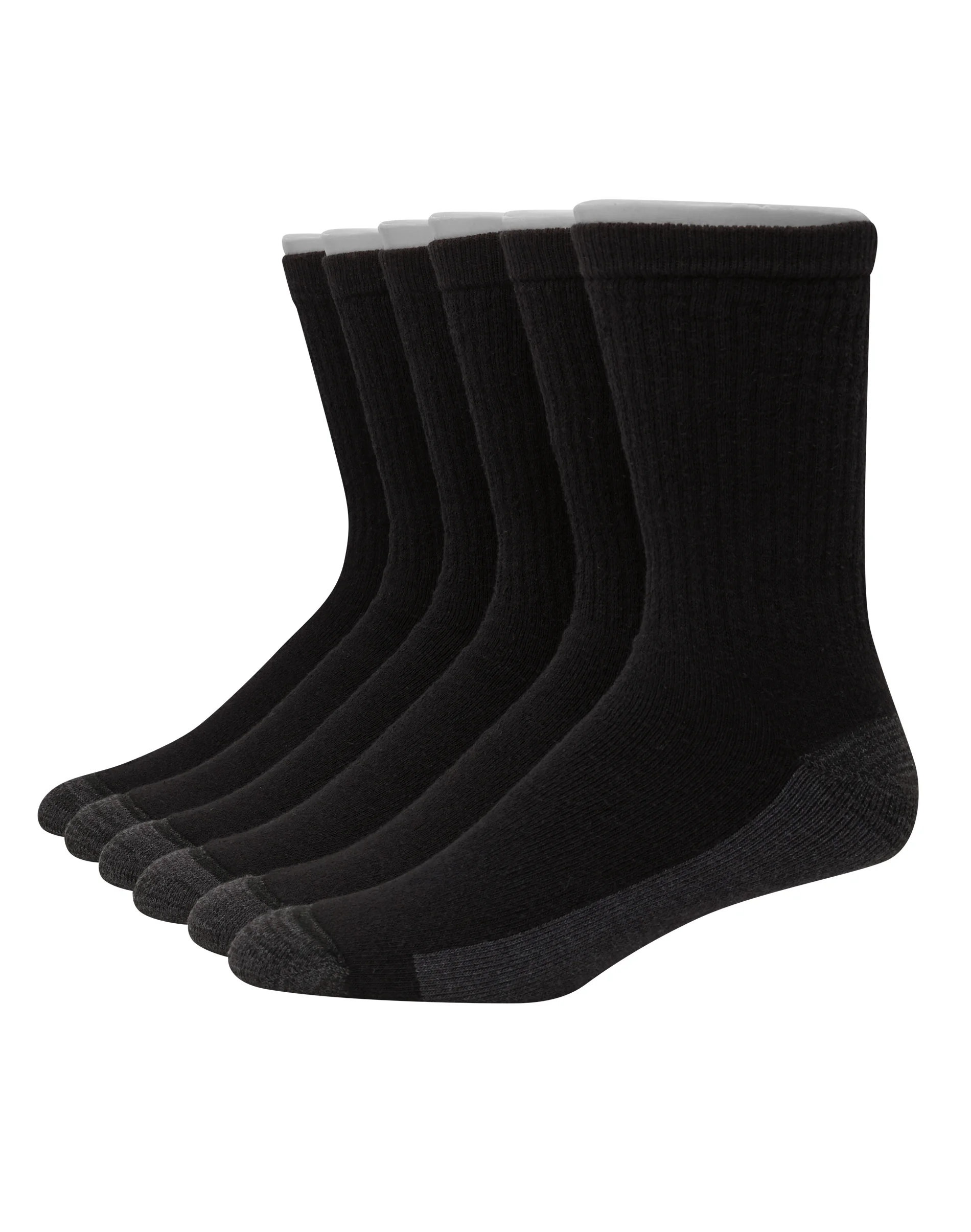 Hanes Ultimate Men's Ultra Cushion Crew Socks, 6-Pairs #ULC186