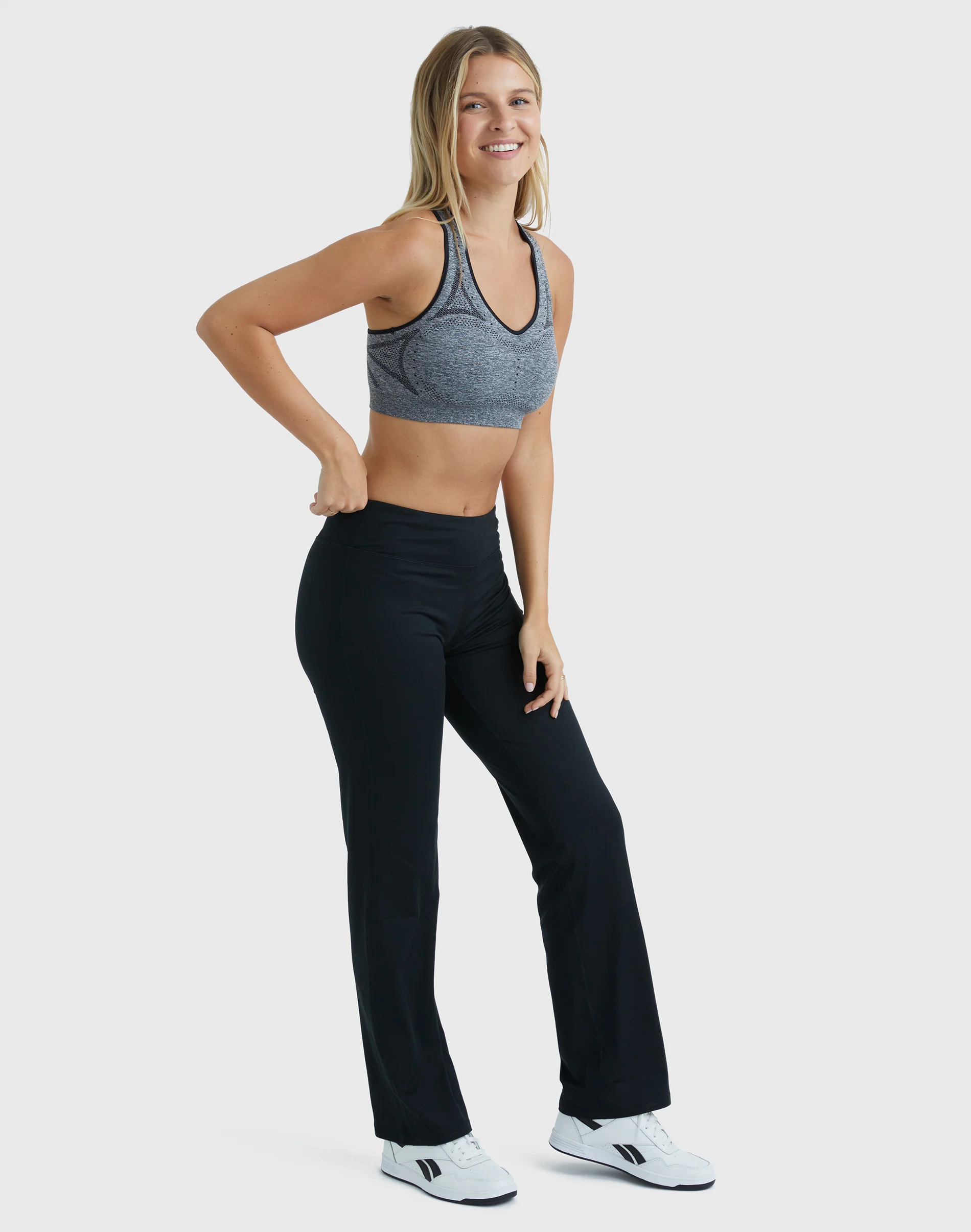 Hanes Sport Women's Seamless Racerback Sports Bra #O9003