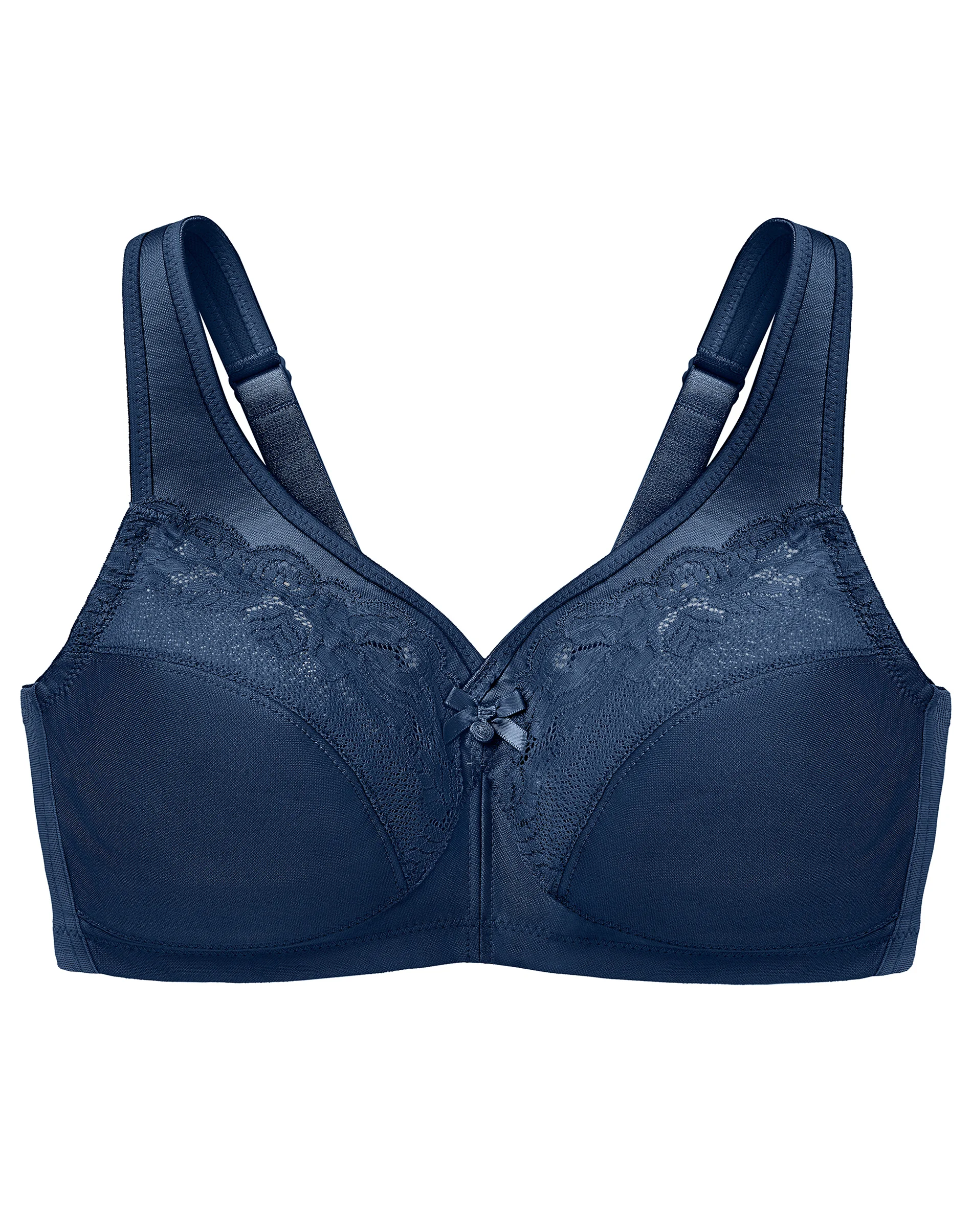 Glamorise Full Figure Plus Size MagicLift Wirefree Minimizer Support Bra #19719