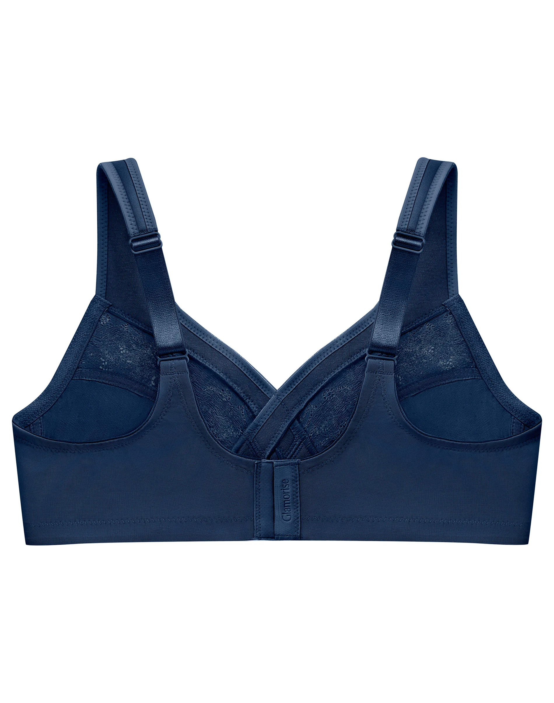 Glamorise Full Figure Plus Size MagicLift Wirefree Minimizer Support Bra #19719