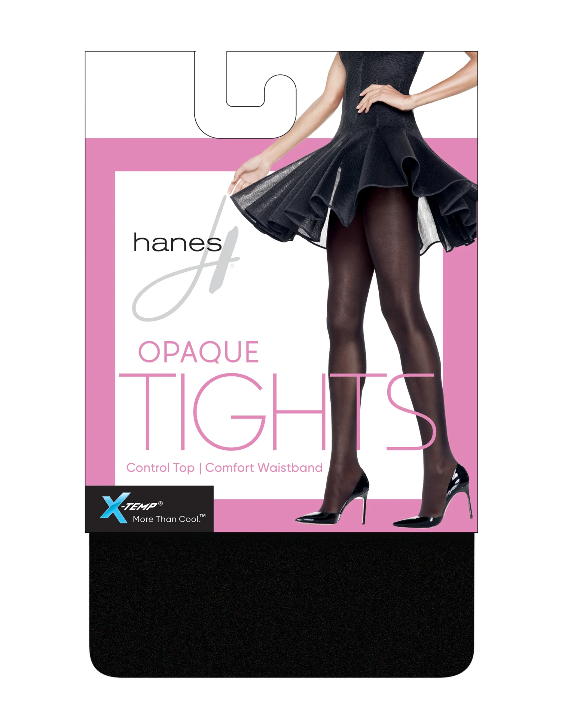 Hanes X-Temp Opaque Control Top Tights #HFT012