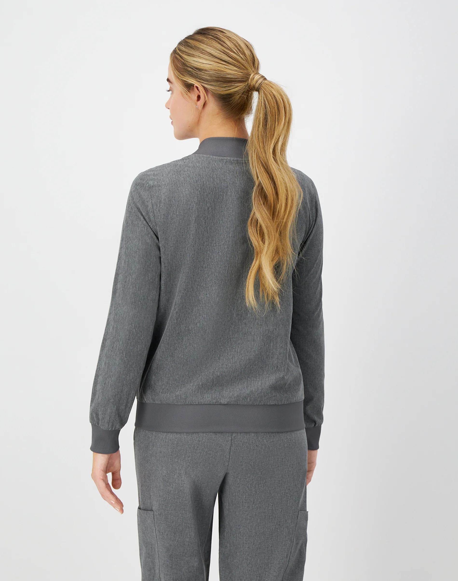 Hanes Comfort Fit Scrubs Women's Scrub Bomber Jacket #HSB104