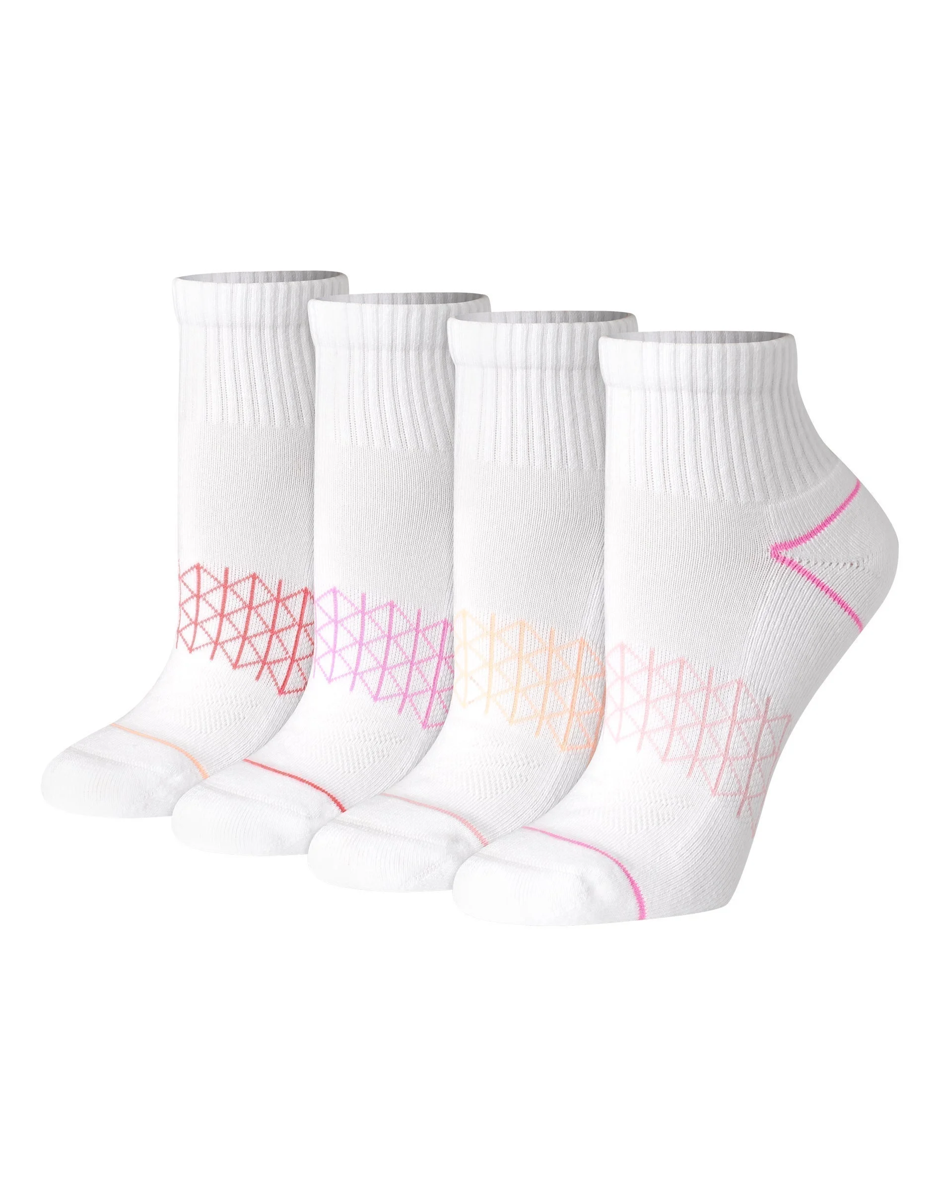 Hanes Absolute Comfort Women's Ankle Socks Pack, 4-Pairs #HWACA4
